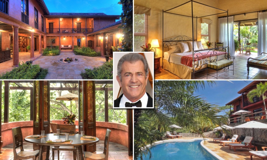 Per la terza volta sul mercato la villa in Costa Rica di Mel Gibson 